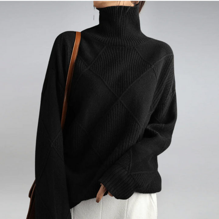 Pull confortable pour femmes | Col roulé