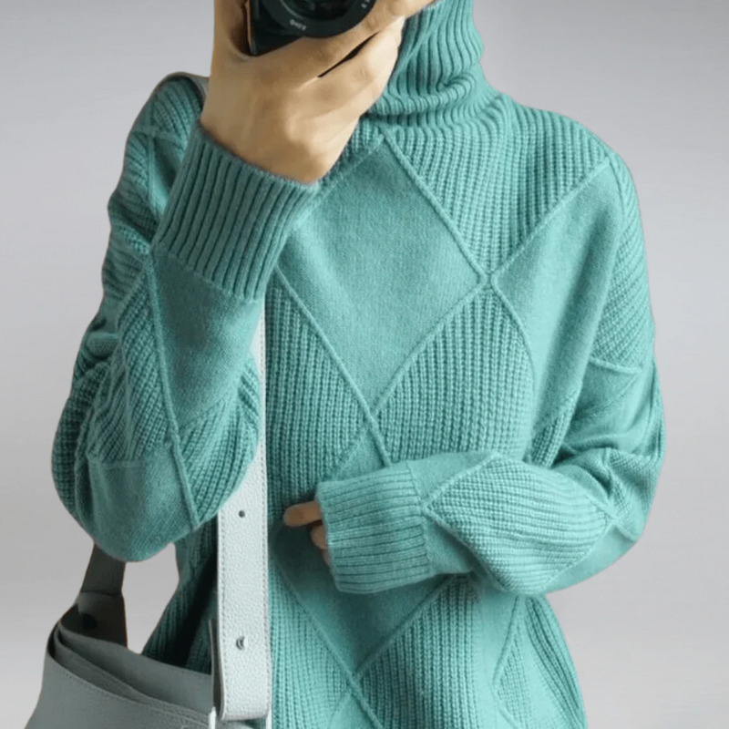 Pull confortable pour femmes | Col roulé