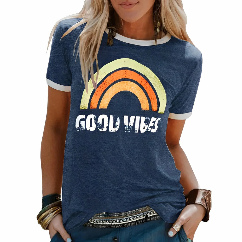 T-shirt Good-Vibes pour femmes | Manches courtes