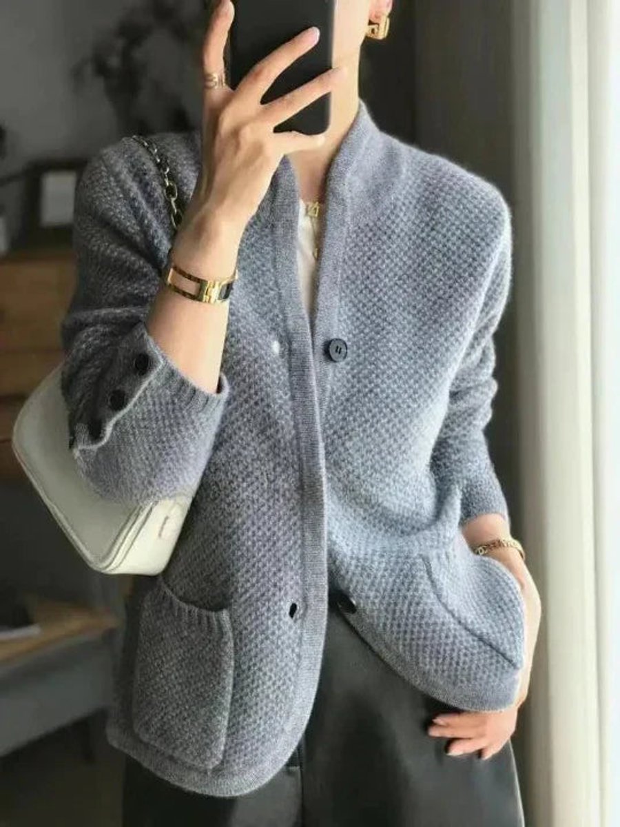 Johanna | Cardigan en cachemire pour femmes avec boutons