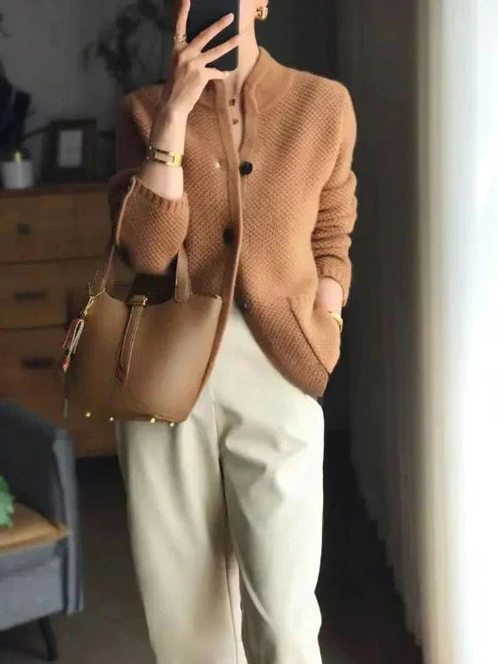 Johanna | Cardigan en cachemire pour femmes avec boutons