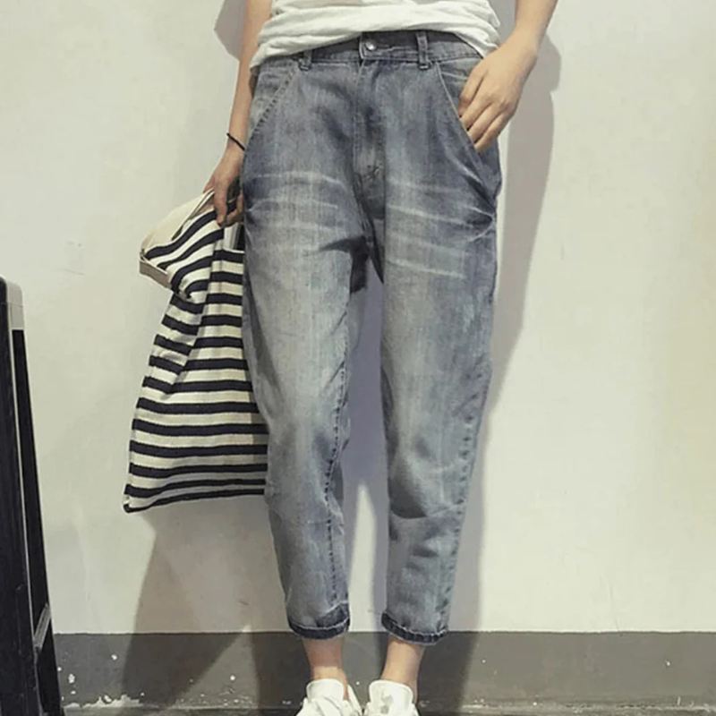 Pantalon en jean classique pour femmes | Léger
