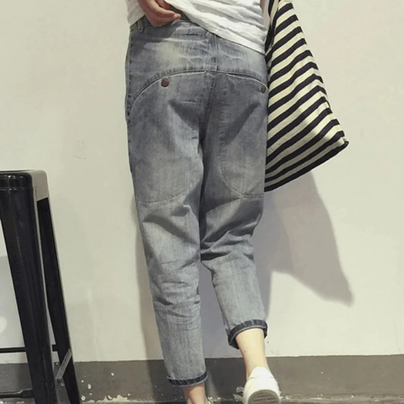 Pantalon en jean classique pour femmes | Léger