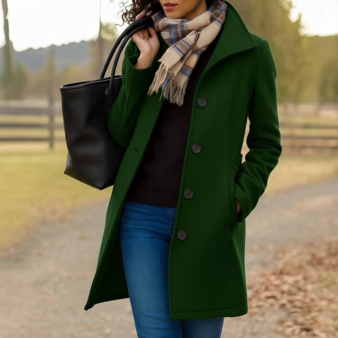 Charlotte | Manteau classique mi-long pour femmes Élégant Women Coat