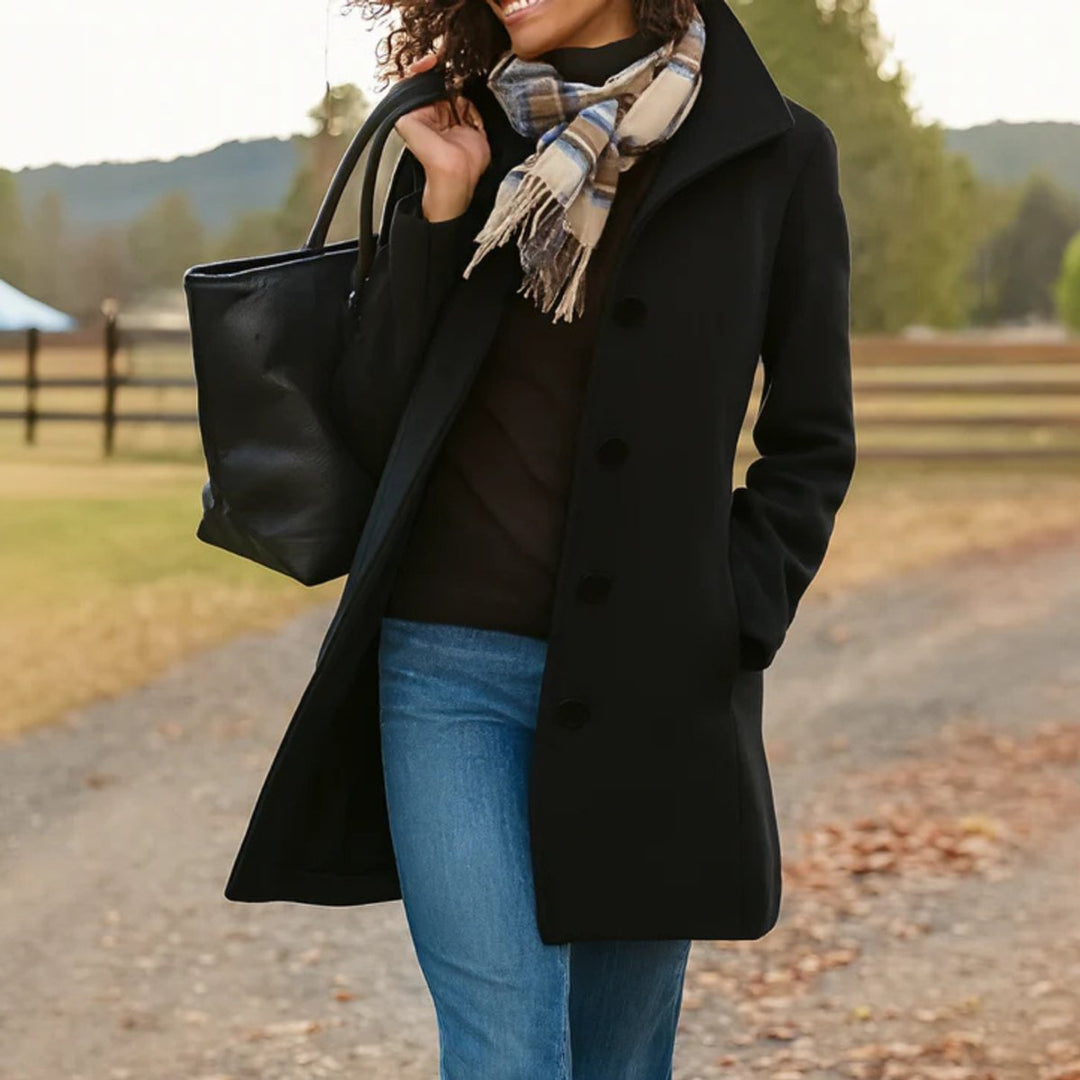 Charlotte | Manteau classique mi-long pour femmes Élégant Women Coat