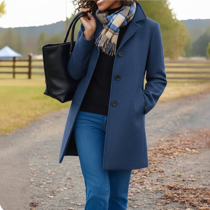 Charlotte | Manteau classique mi-long pour femmes Élégant Women Coat
