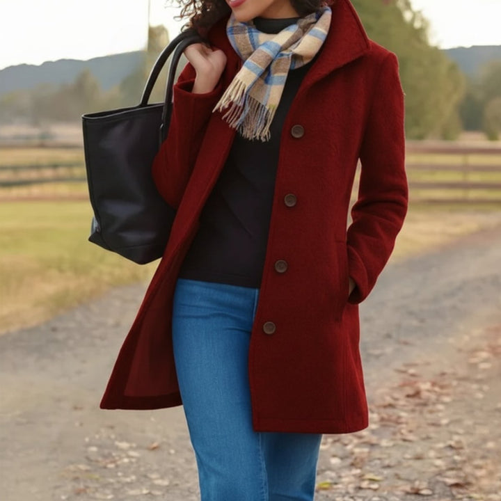 Charlotte | Manteau classique mi-long pour femmes Élégant Women Coat
