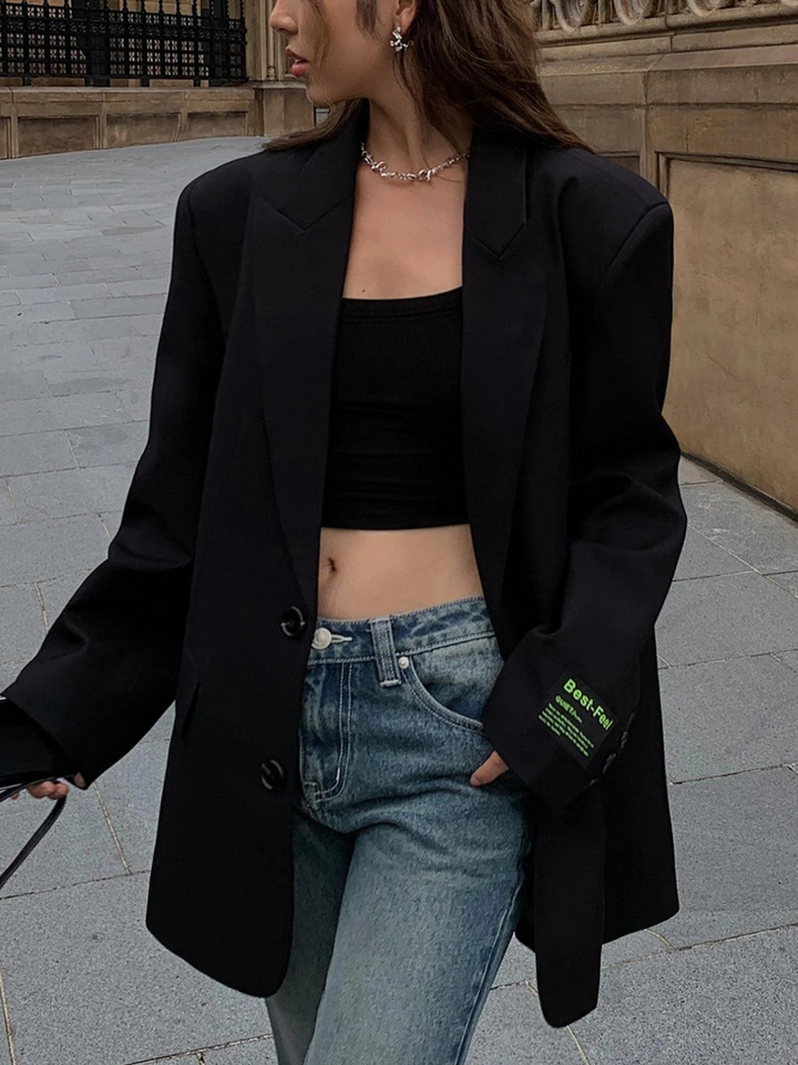 Blazer oversized classique pour femmes | Long