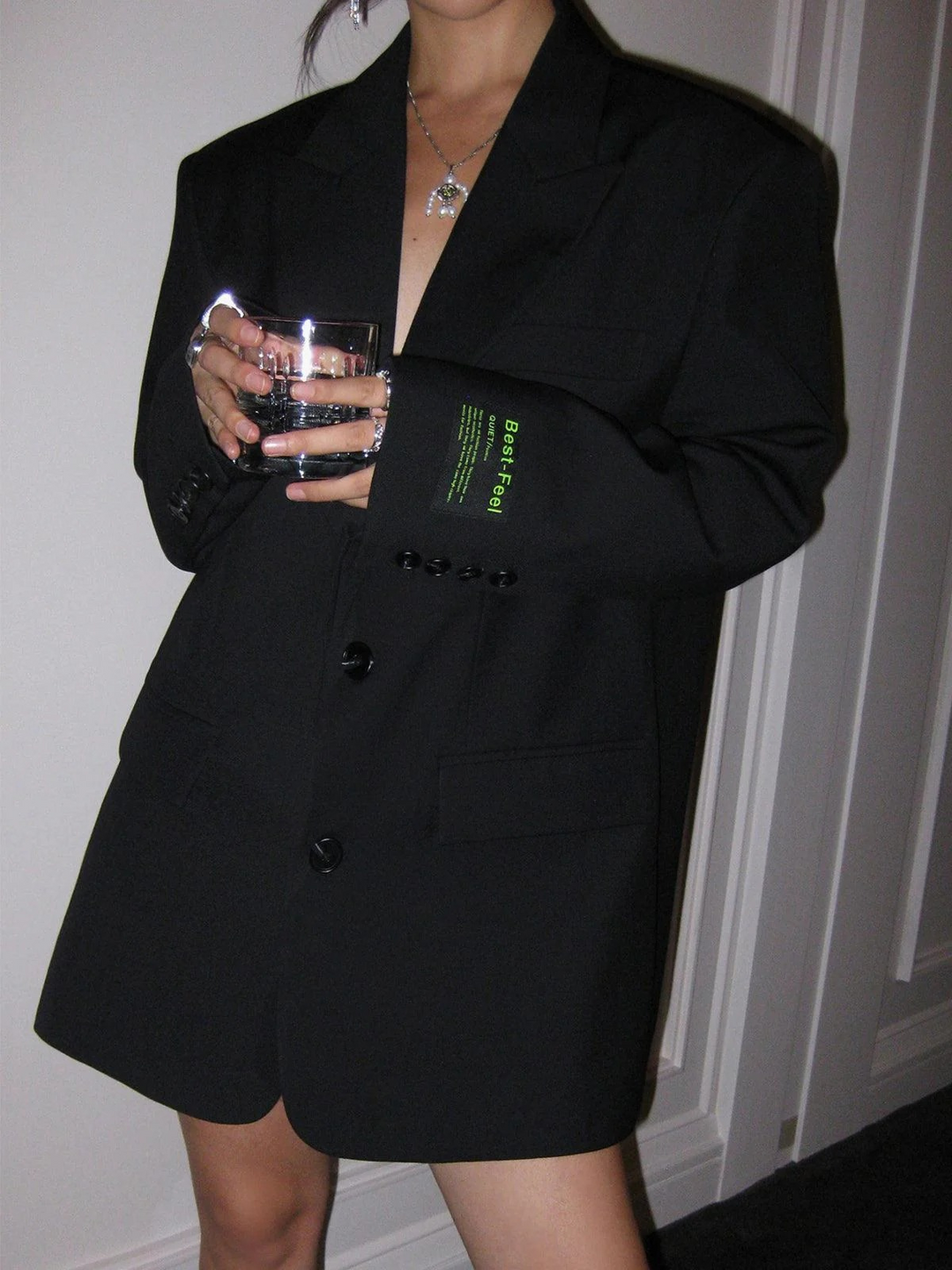 Blazer oversized classique pour femmes | Long