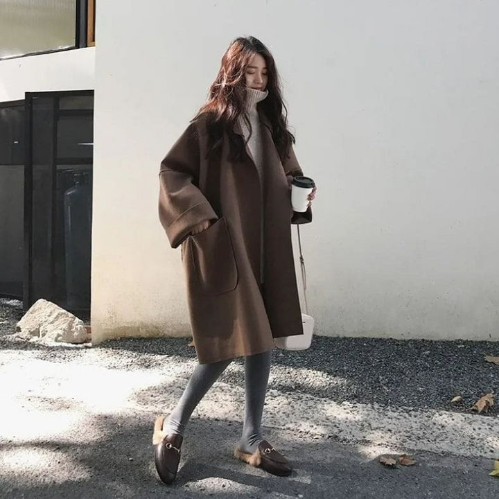 Manteau Trench Classic d'Hiver pour Femme | Taille Oversize