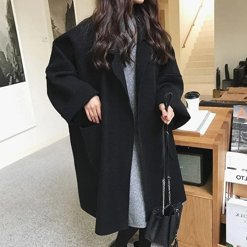 Manteau Trench Classic d'Hiver pour Femme | Taille Oversize