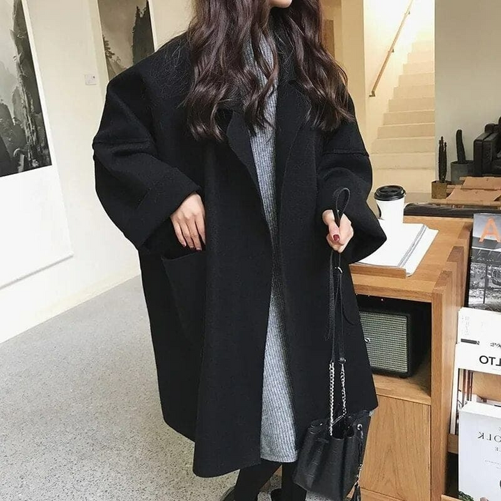 Manteau Trench Classic d'Hiver pour Femme | Taille Oversize