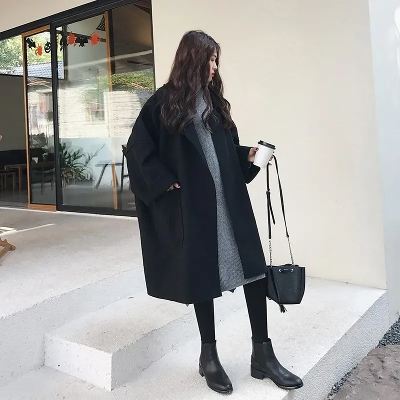 Manteau Trench Classic d'Hiver pour Femme | Taille Oversize