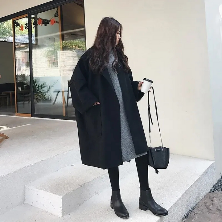 Manteau Trench Classic d'Hiver pour Femme | Taille Oversize