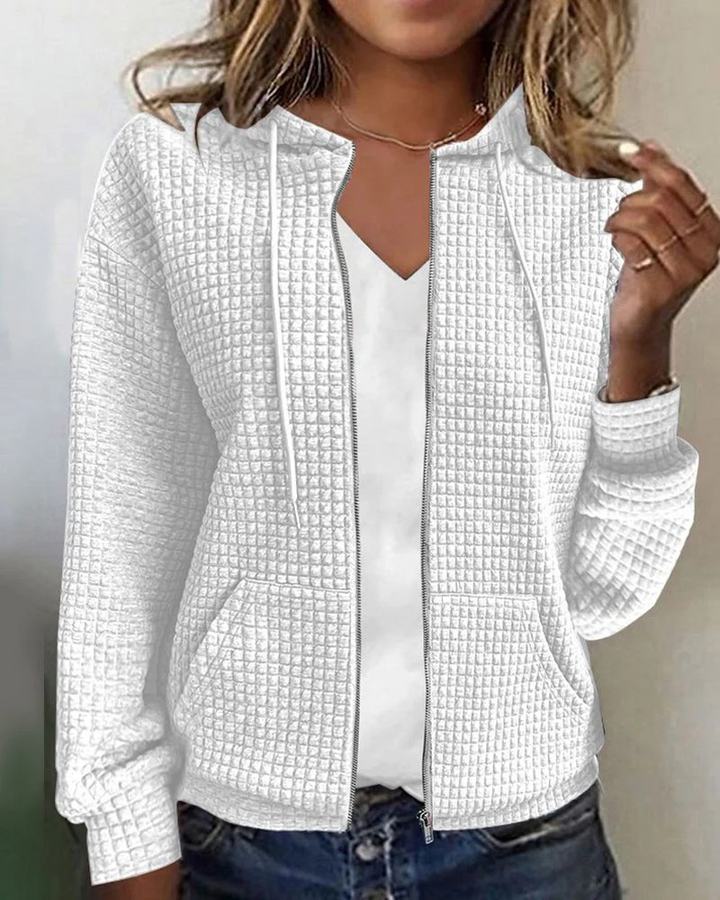 Hoodie décontracté pour femmes | Fermeture éclair