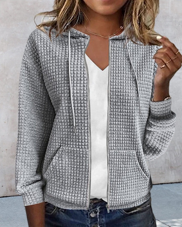 Hoodie décontracté pour femmes | Fermeture éclair