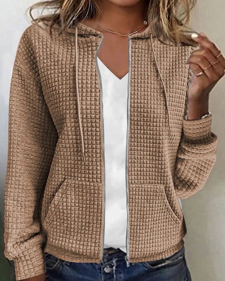 Hoodie décontracté pour femmes | Fermeture éclair