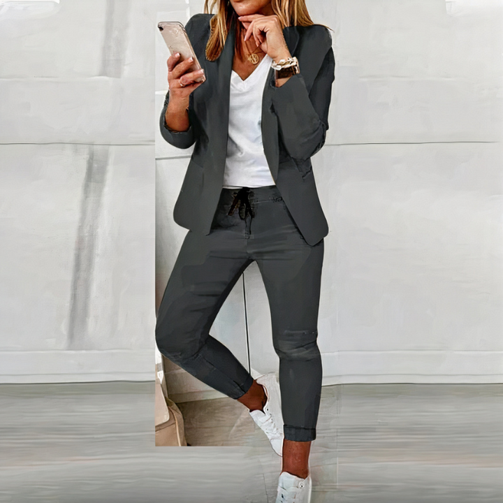 Ensemble blazer et pantalon décontracté pour femmes | Moderne