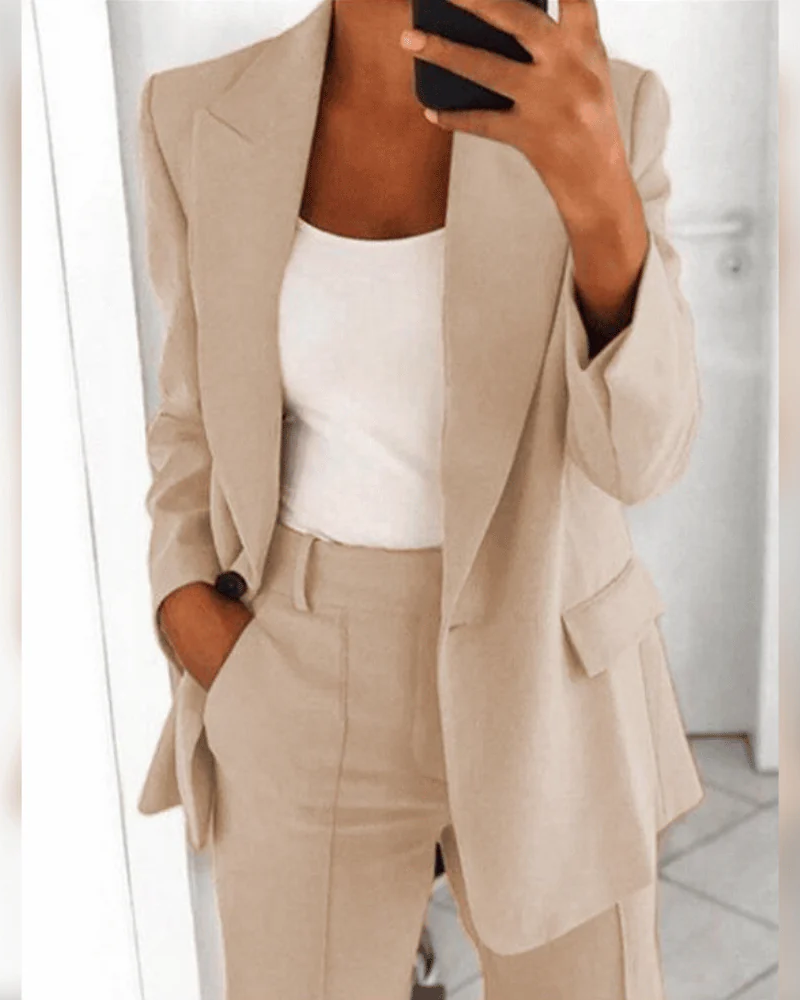 Ensemble de costume moderne décontracté pour femmes | Twin