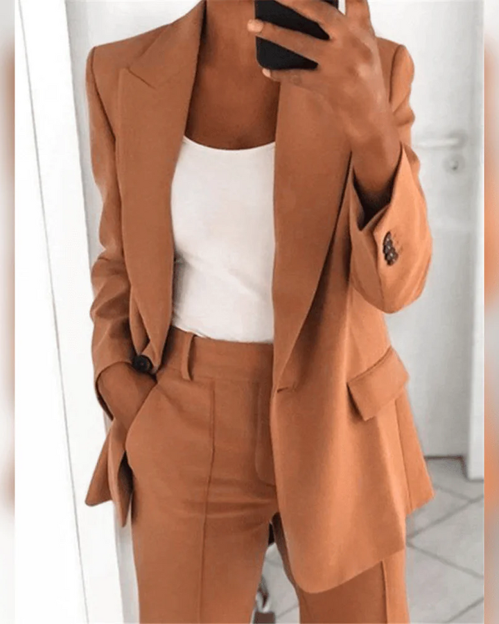 Ensemble de costume moderne décontracté pour femmes | Twin