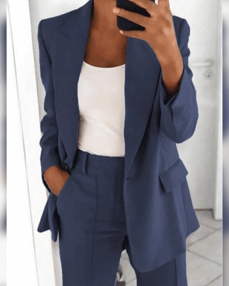 Ensemble de costume décontracté moderne pour femmes | Twin