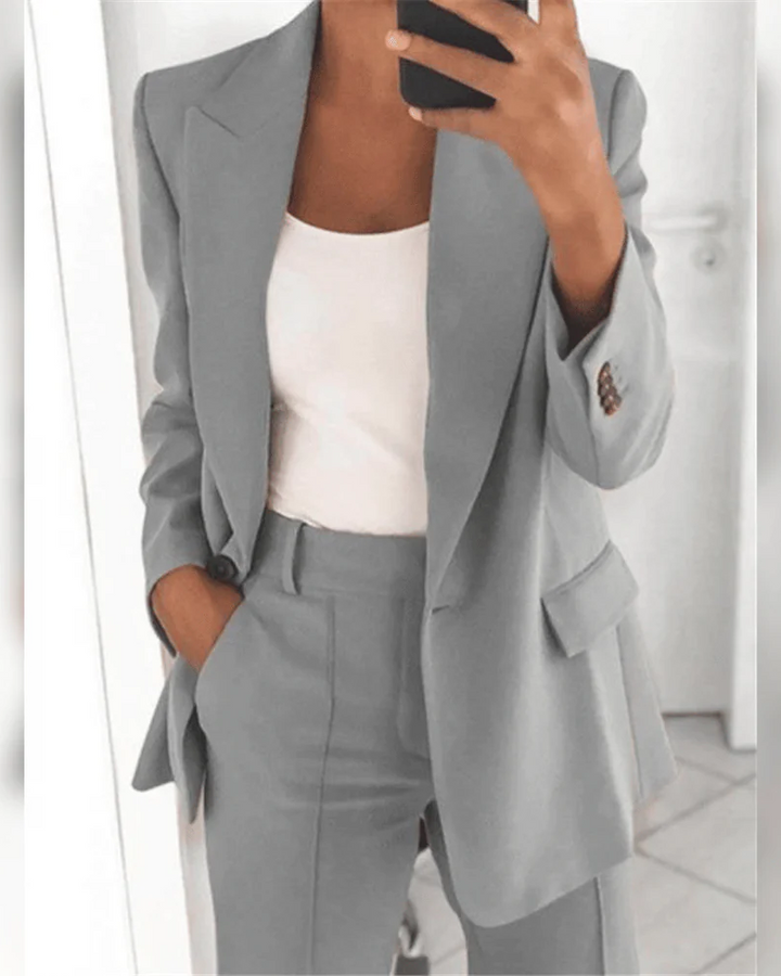 Ensemble de costume décontracté moderne pour femmes | Twin