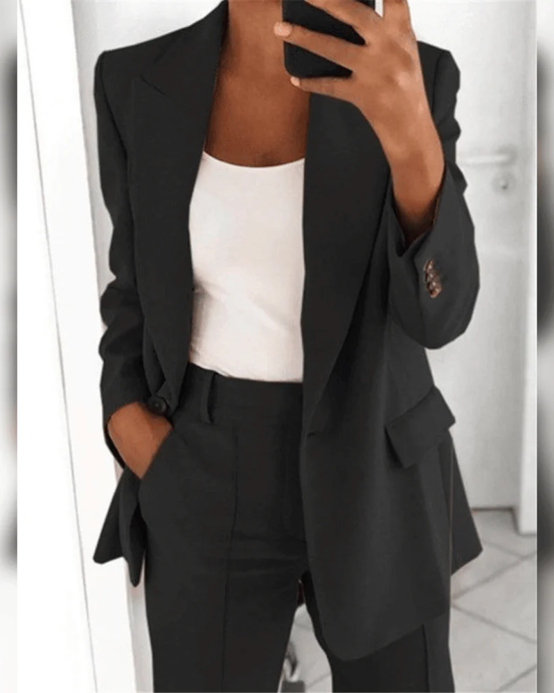 Ensemble de costume moderne décontracté pour femmes | Twin