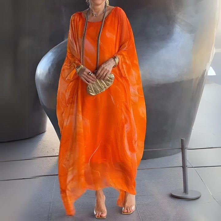 Sophie | Robe Maxi à Manches Longues pour Femmes Robe de Soirée Fluide