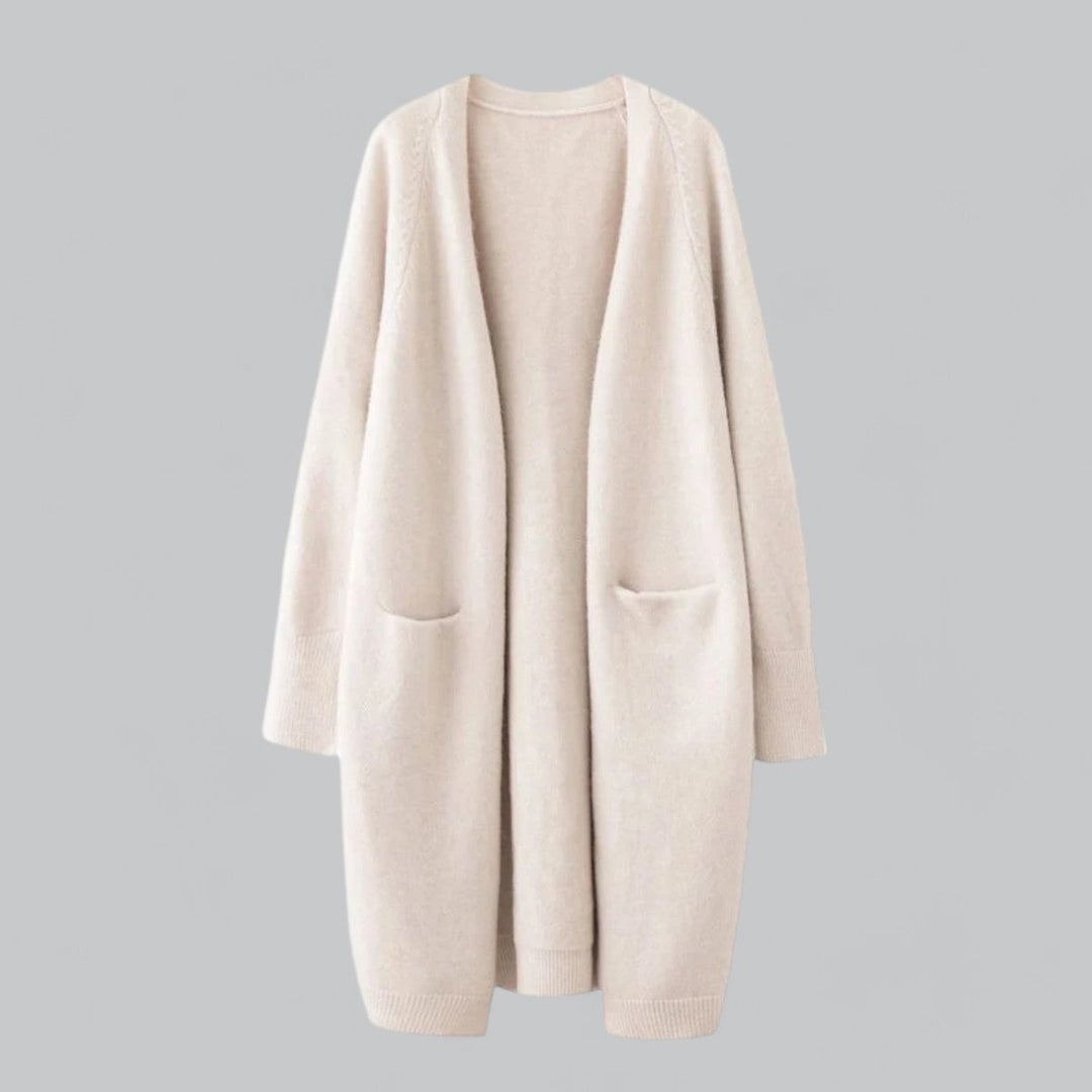 Clara | Cardigan long oversized en cachemire pour femmes
