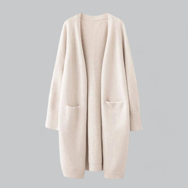 Clara | Cardigan long oversized en cachemire pour femmes