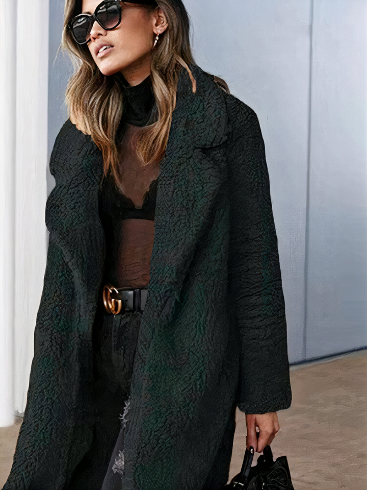 Manteau élégant long et chaud pour femmes | Hiver