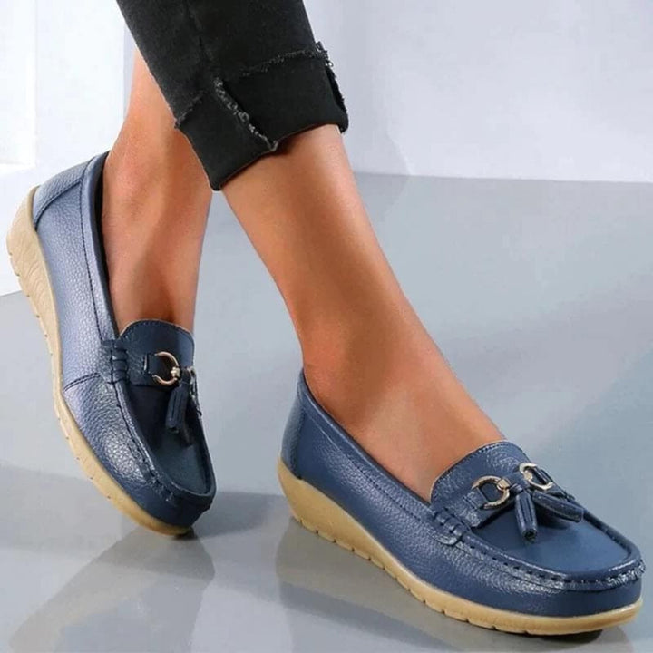 Mocassins Orthopédiques pour Femmes à Frange Décontractés
