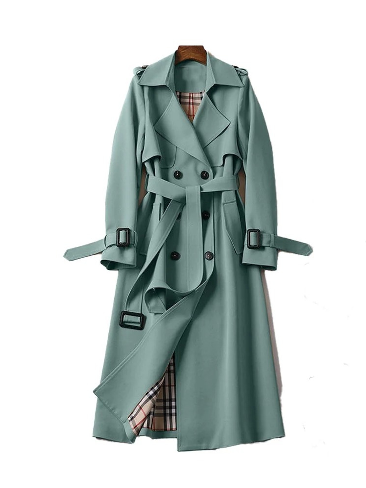 Manteau trench classique luxueux pour femmes | Automne