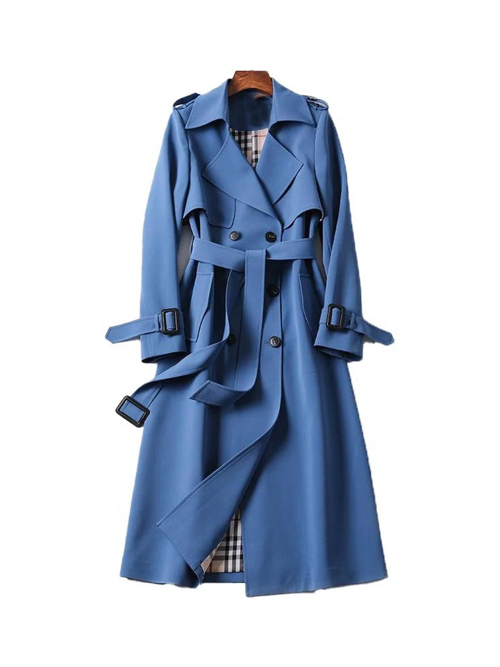 Manteau trench classique luxueux pour femmes | Automne