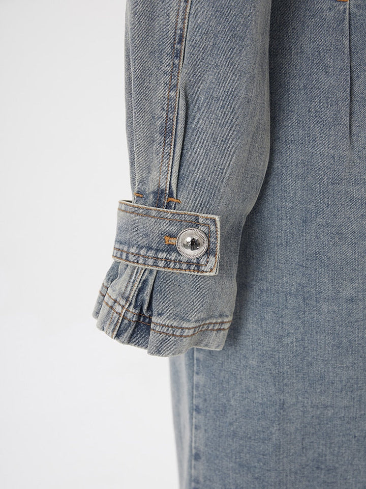Manteau pour femmes avec double boutonnage et col revers