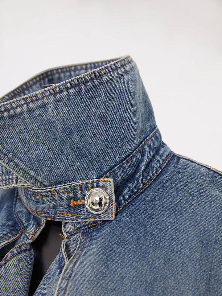 Manteau pour femmes avec double boutonnage et col revers