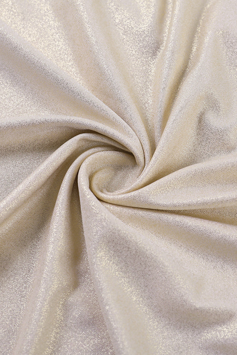 Robe maxi pour femmes avec bretelles en chaîne et ouvertures au niveau de la taille et dos nu