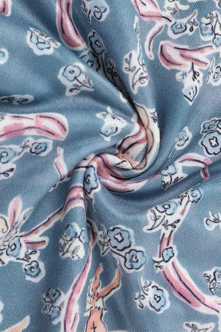 Robe maxi pour femmes avec bretelles spaghetti et motif paisley