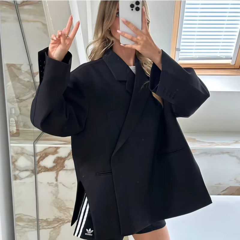 Manteau blazer moderne pour femmes | Taille surdimensionnée