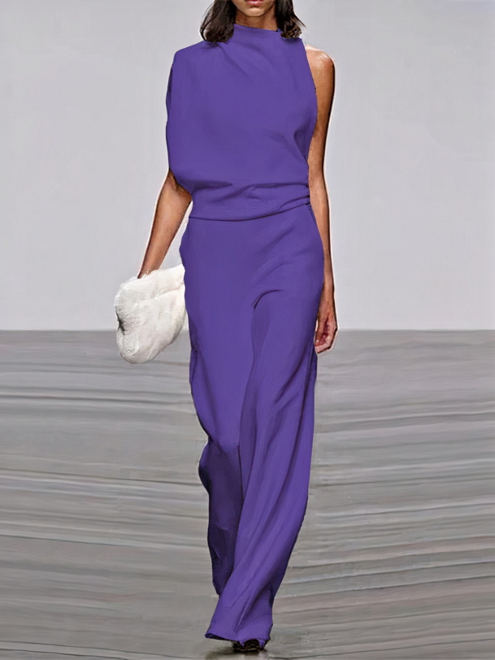 Combinaison moderne pour femmes avec jambes larges | Invitées de mariage