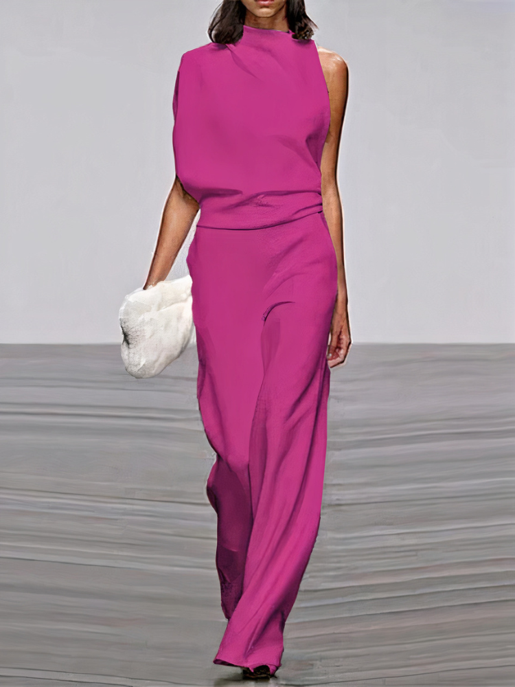 Combinaison moderne pour femmes avec jambes larges | Invitées de mariage