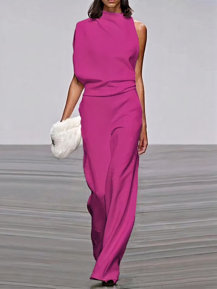Combinaison moderne pour femmes avec jambes larges | Invitées de mariage