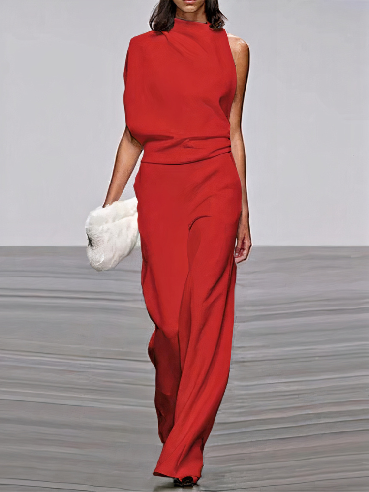 Combinaison moderne pour femmes avec jambes larges | Invitées de mariage