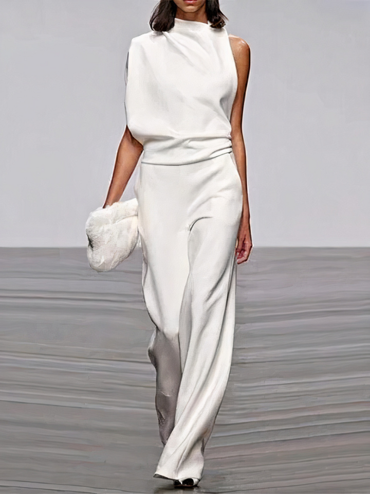Combinaison moderne pour femmes avec jambes larges | Invitées de mariage