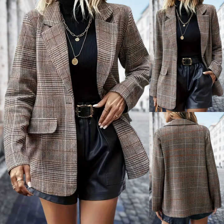 Manteau blazer oversize tendance pour femmes | Automne