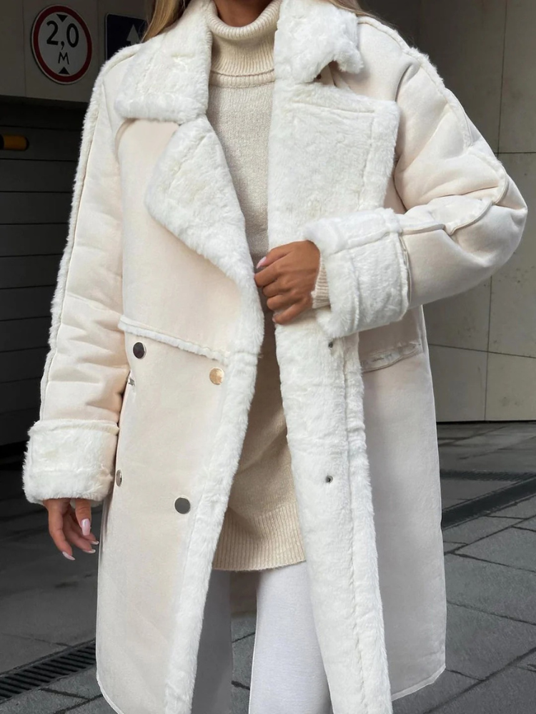 Manteau d'hiver féminin à la mode | Long