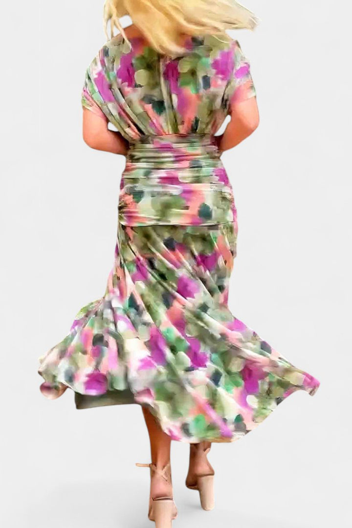 Greta | Robe de cocktail à épaules dénudées pour femmes, robe de soirée maxi ajustée