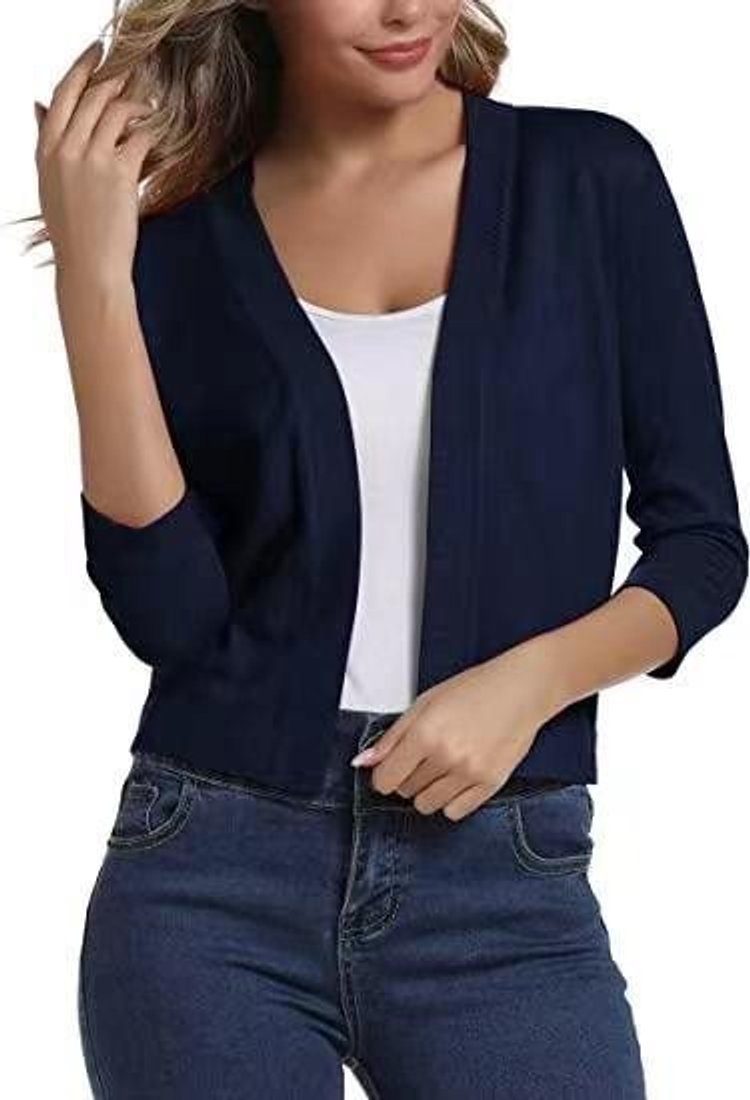 Katharina | Cardigan ouvert pour femmes avec manches 3/4