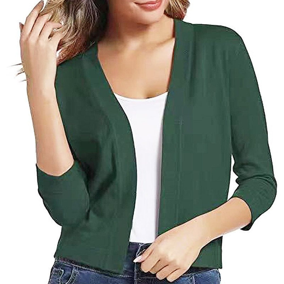 Katharina | Cardigan ouvert pour femmes avec manches 3/4