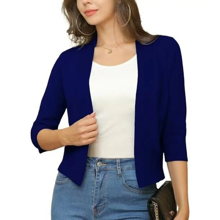Katharina | Cardigan ouvert pour femmes avec manches 3/4